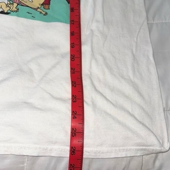 Nickelodeon Rugrats White Graphic T-Shirt Featuring 2021 Viacom Design M 100% Co - Picture 4 of 5